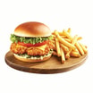Chicken Burger & Fries
