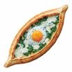 Cheese,Parsley & Egg Pide